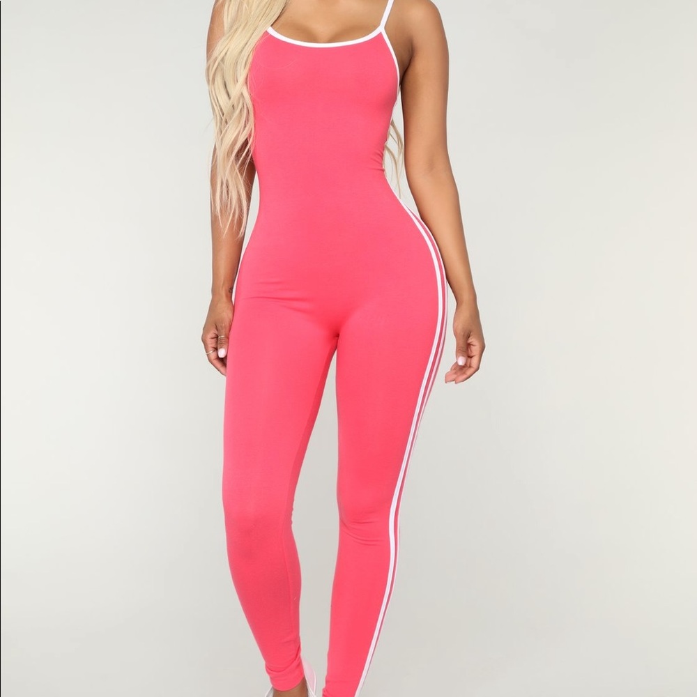 Black gym jumpsuit
